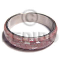 Pink kabibe shell blocking in