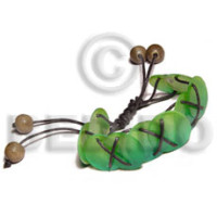 20mm round two toned capiz