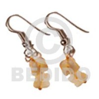 Dangling golden hammershell butterfly chips