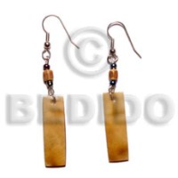 Dangling 30mmx10mm brownlip tiger