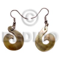 Dangling curly blacklip 35mmx30mm