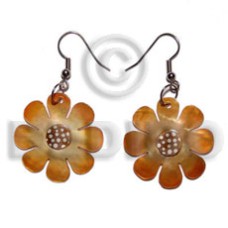 Dangling 30mm flower hammershell in