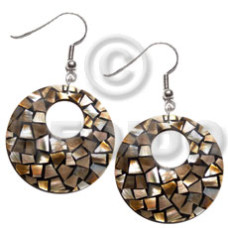 Dangling flat 35mm black round