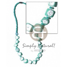 Floating colored white rose in