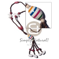 2-3mm natural brown coco pokalet.