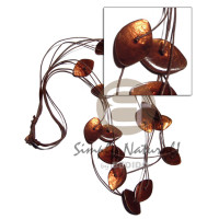 4 r0ws dark brown wax