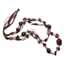 40mm round hammershell pendant