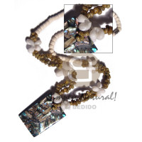 4-5mm bleached white coco pokalet