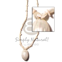 2-3mm coco heishe bleach silver