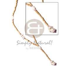 Y necklace 2-3 coco heishe