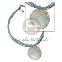 6 layer aqua blue wax