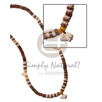 4-5mm coco pokalet. natural brown