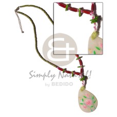 2-3mm olive green coco heishe