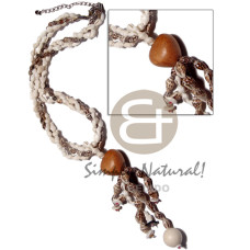 3 layers twisted and tassled