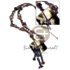 Tassled 2 rows wax cord