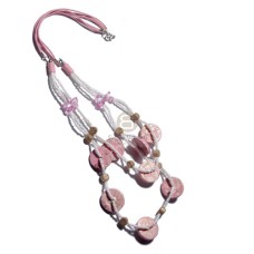 3 layers black glass bead