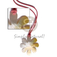 Pink leather thong 45