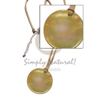 Round mop 40mm on leather