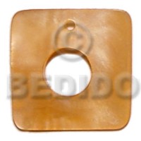 Square 35mm orange hammershell