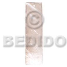 40mmx12mm natural white capiz bar