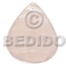 40mmx34mm natural white capiz rounded