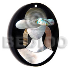 50mmx38mm oval pendant elegant hat