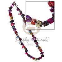 Floating rainbow sq. cut hammershell