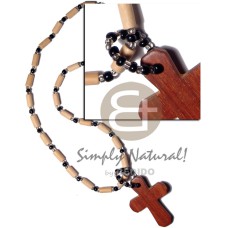 Natural white wood tube