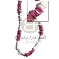 White shell square cut and