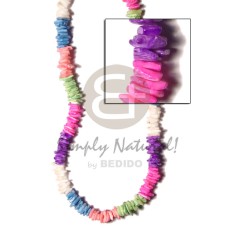 Colorful crazy cut shell