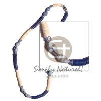 Royal bule bleach 4-5mm coco heishe