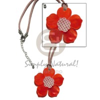 40mm red hammershell flower