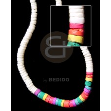 Graduated white shell in coco