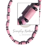 Pastel pink wood tube