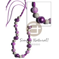 12mm wrapped wood beads w