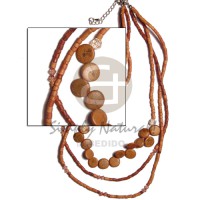 3 rows graduated tan 2-3mm