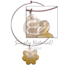 Nickel-free silver hoop ring