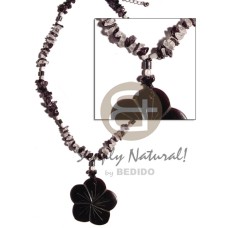 Black and clear stone crystal