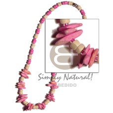 Pink bleach white 4-5mm coco pokalet.