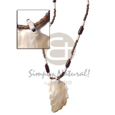 2-3mm white clam heishe buri