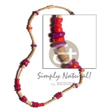 2-3mm coco heishe natural white