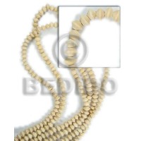 Natural white wood mentos 5x8mm