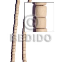 Natural white wood barrel 10mmx10mm