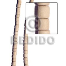 Natural white wood barrel 10mmx10mm