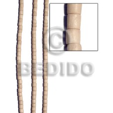 Natural white wood barrel 6mmx6mm