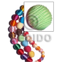 20mm natural white round wood