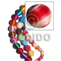 15mm natural white round wood