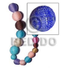 20mm natural white round wood