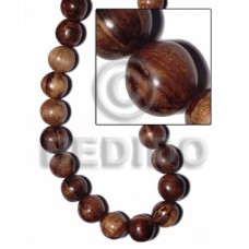 30mm round beads natural white