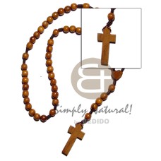 Bayong rosary wood beads